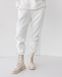Стильний утеплений костюм на флісі Худі+джогери білий, Білий, S-M