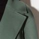 Демисезонное пальто-халат Мадрид оливковый, Оливковый, XS