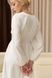 Витончена атласна сукня міді на гудзиках молочна, Молочний, S