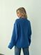 Базовий вовняний светр оверсайз синій, Синій, універсальний (S-L)