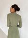 Платье вязаное ажурное Грэмми оливковый, Оливковый, XS-S