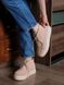Стильные замшевые лоферы со шнуровкой на байке пудра, 36, Байка