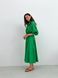 Платье бохо макси зеленое, Зелёный, универсальный (S-L)